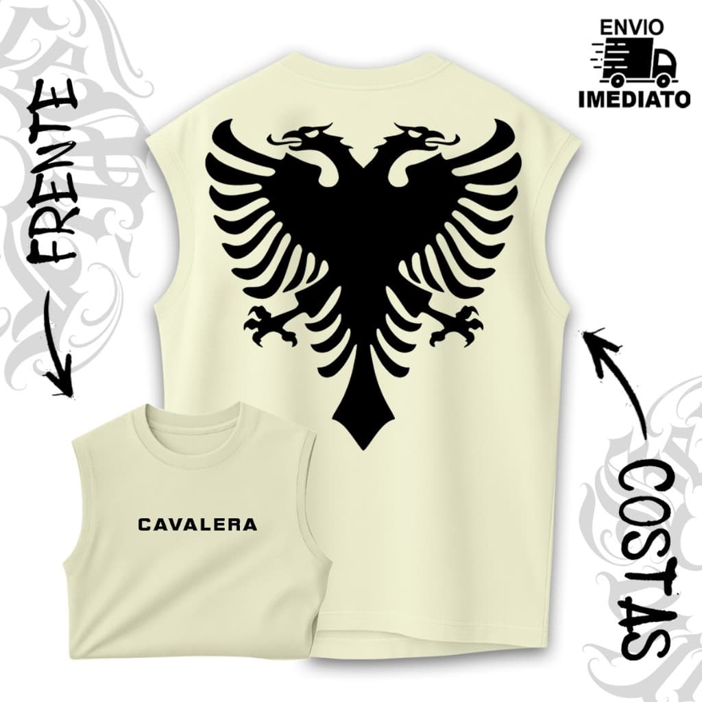 Regata Unissex Machão Academia CALAVEIRO Oversized Premium Alta Qualidade Envio Imediato