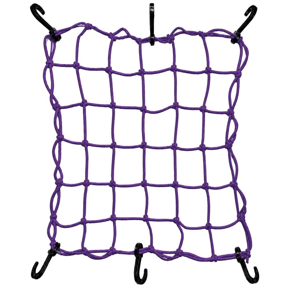 Redinha Elástica Aranha Bagageiro Moto E Bike Cor Roxo Tam P