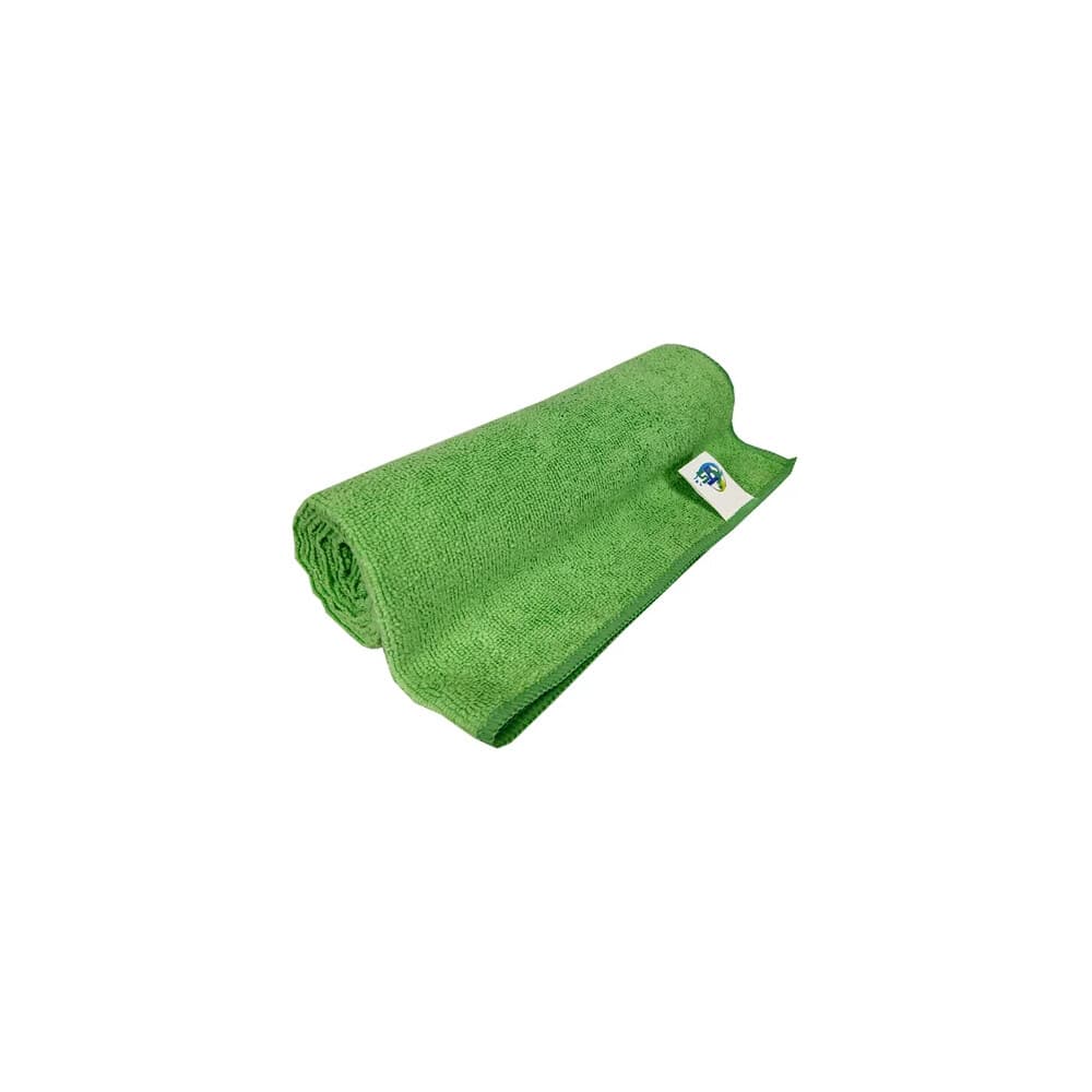 TOALHA DE MICROFIBRA 40X40 LISA VERDE 230 GSM JS
