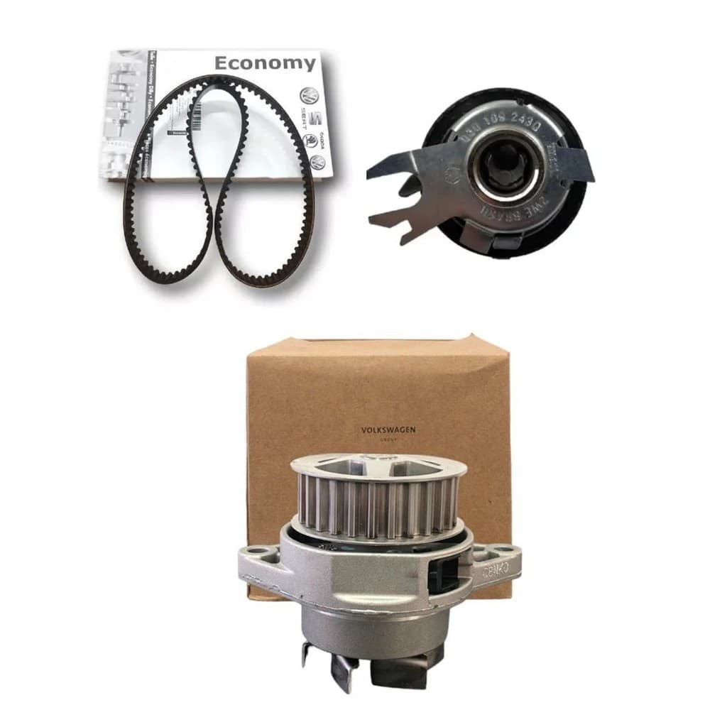 Kit correia tensor e bomba água VW Fox Polo Saveiro EA111