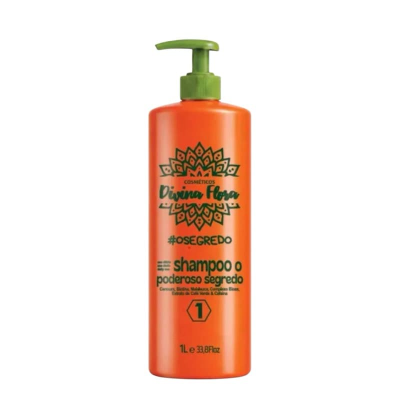 Shampoo para crescimento antiqueda de 1 Litro Divina Flora