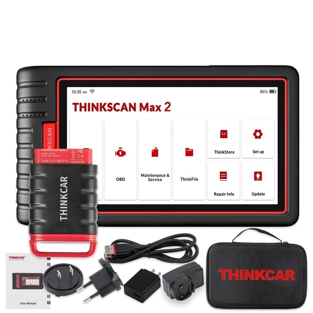 Scanner Automotivo Thinkcar Thinkscan Max 2 Obd2 PortuguêsD