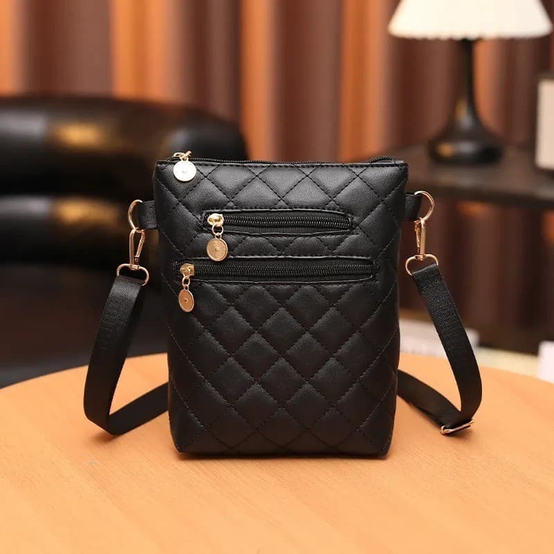 Bolsas Femininas De Personalidade Única Nova Bolsa De Ombro Acolchoada Com Vários Zíperes De Diamante