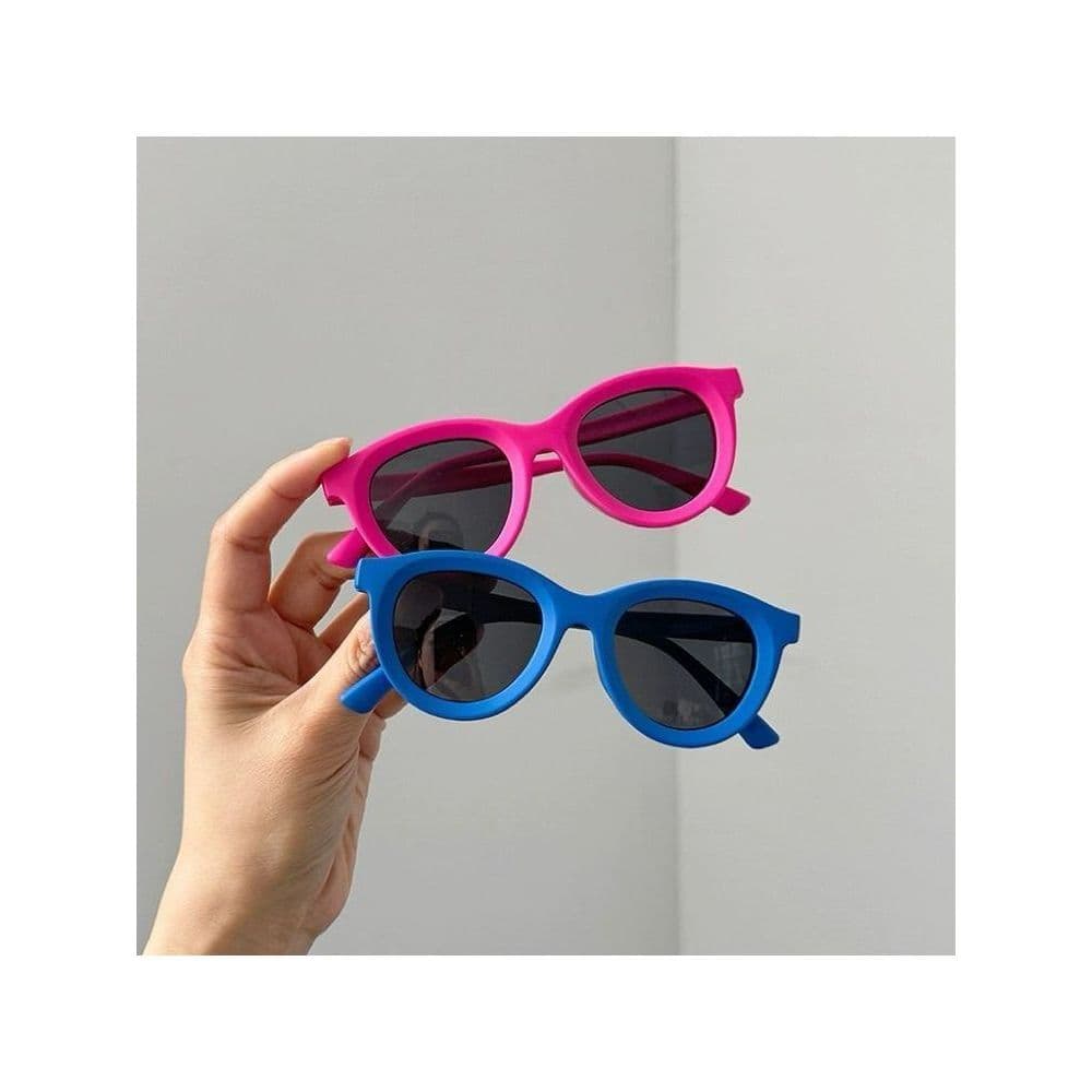 Óculos de sol infantis meninas bebê capa óculos Anti-ultravioleta verão meninas ao ar livre dopamina na moda sombreament