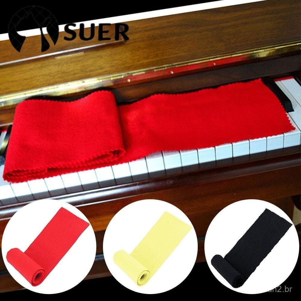 Pano De Piano De Algodão SUEBR 125 * 15cm Cobertura De Teclado Pó Protetora À Prova De Sujeira