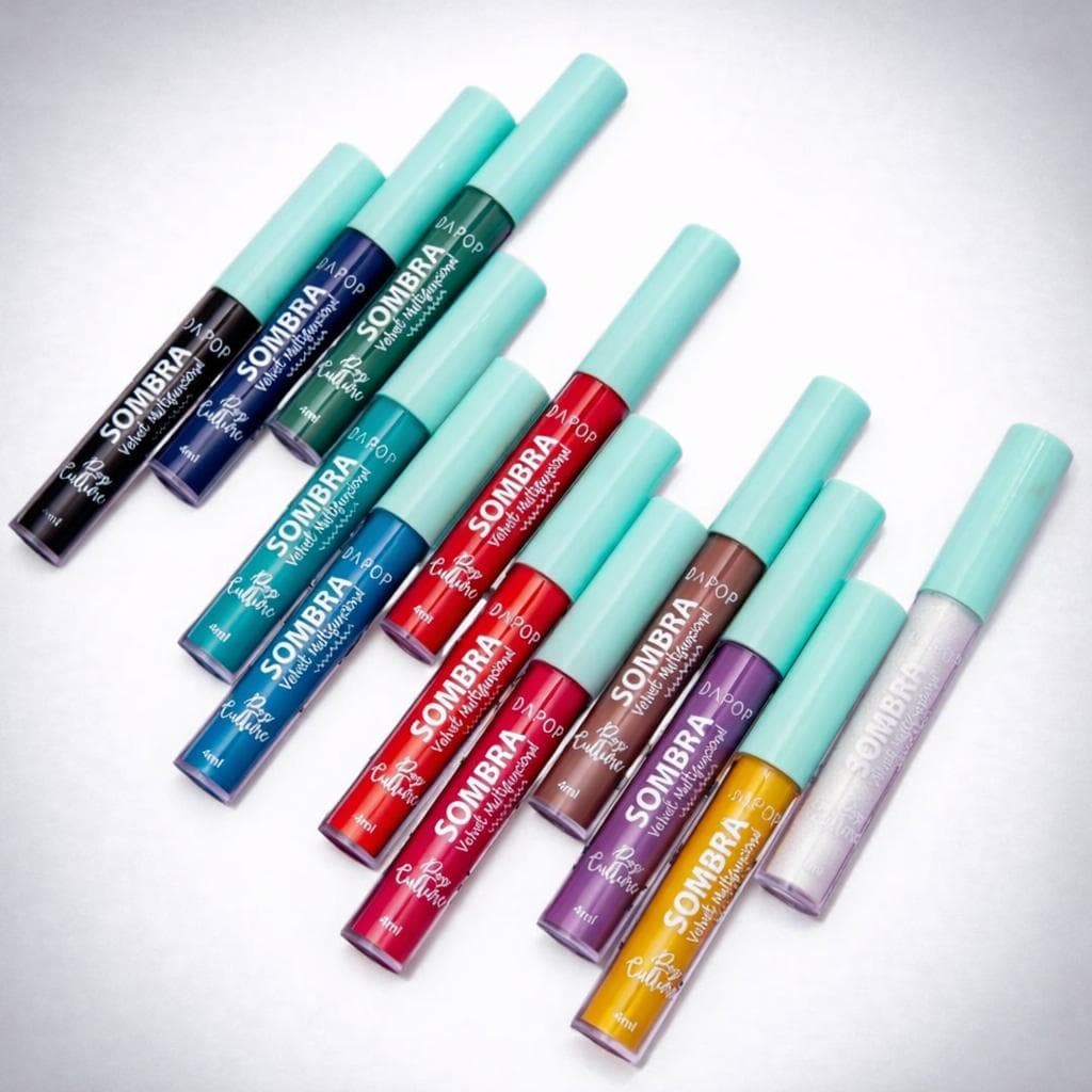 Sombra Colorida Velvet Multifuncional - Dapop 4ml