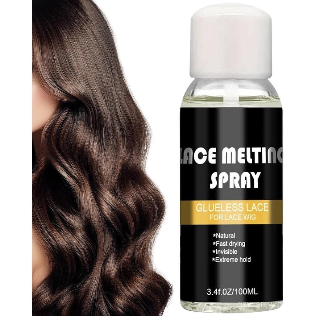 Spray para Derreter a Renda, Secagem Rápida Invisível, Spray para Derreter a Renda de Perucas para Iniciantes em Maquiag