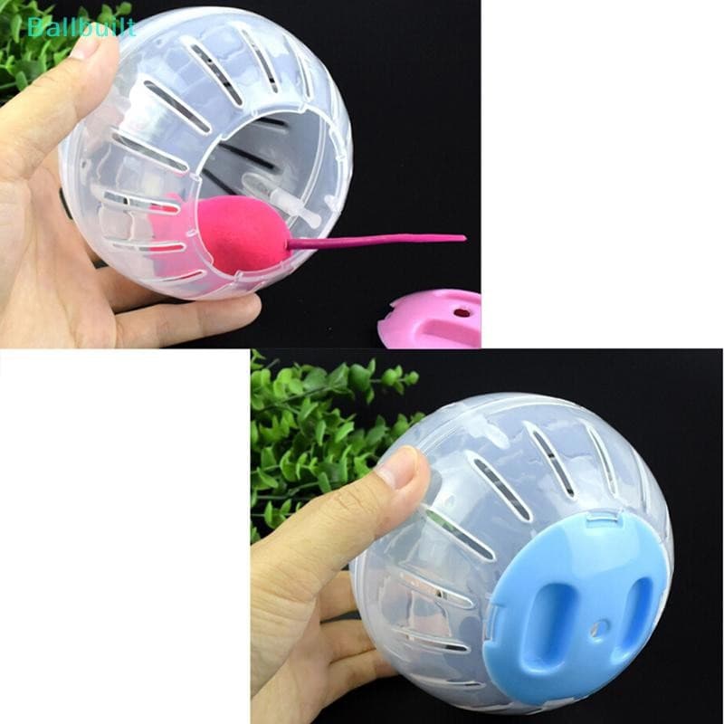 [BLU] Bola De Corrida Para Animais De Estimação , Grounder De Plástico , Hamster , Animal Brinquedo Pequeno Exercícios ,