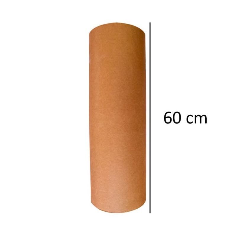 2 Metros Papel Pardo Kraft 80grs 60cm x 2 metros Embalagens Proteção e resistência no transporte