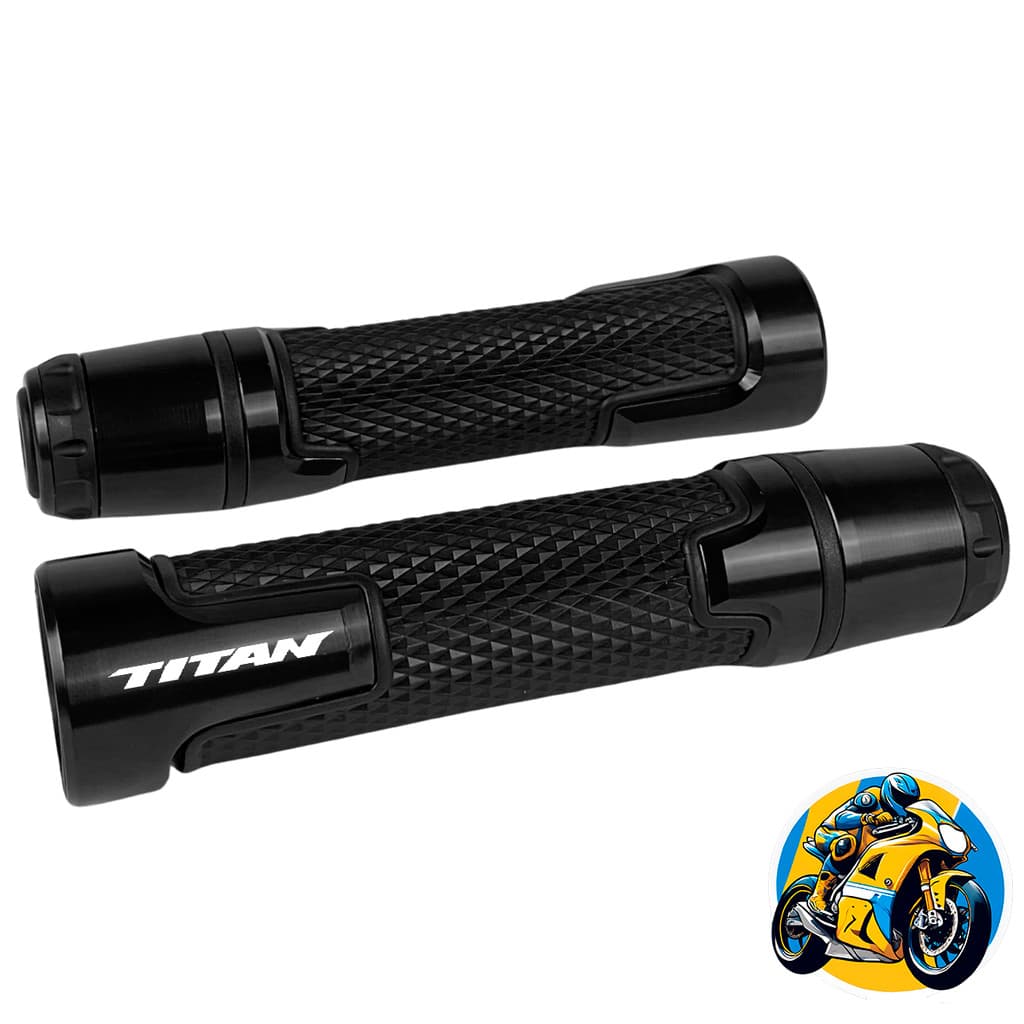 Manopla Esportiva Gravada A Laser  Titan 125 150 160
