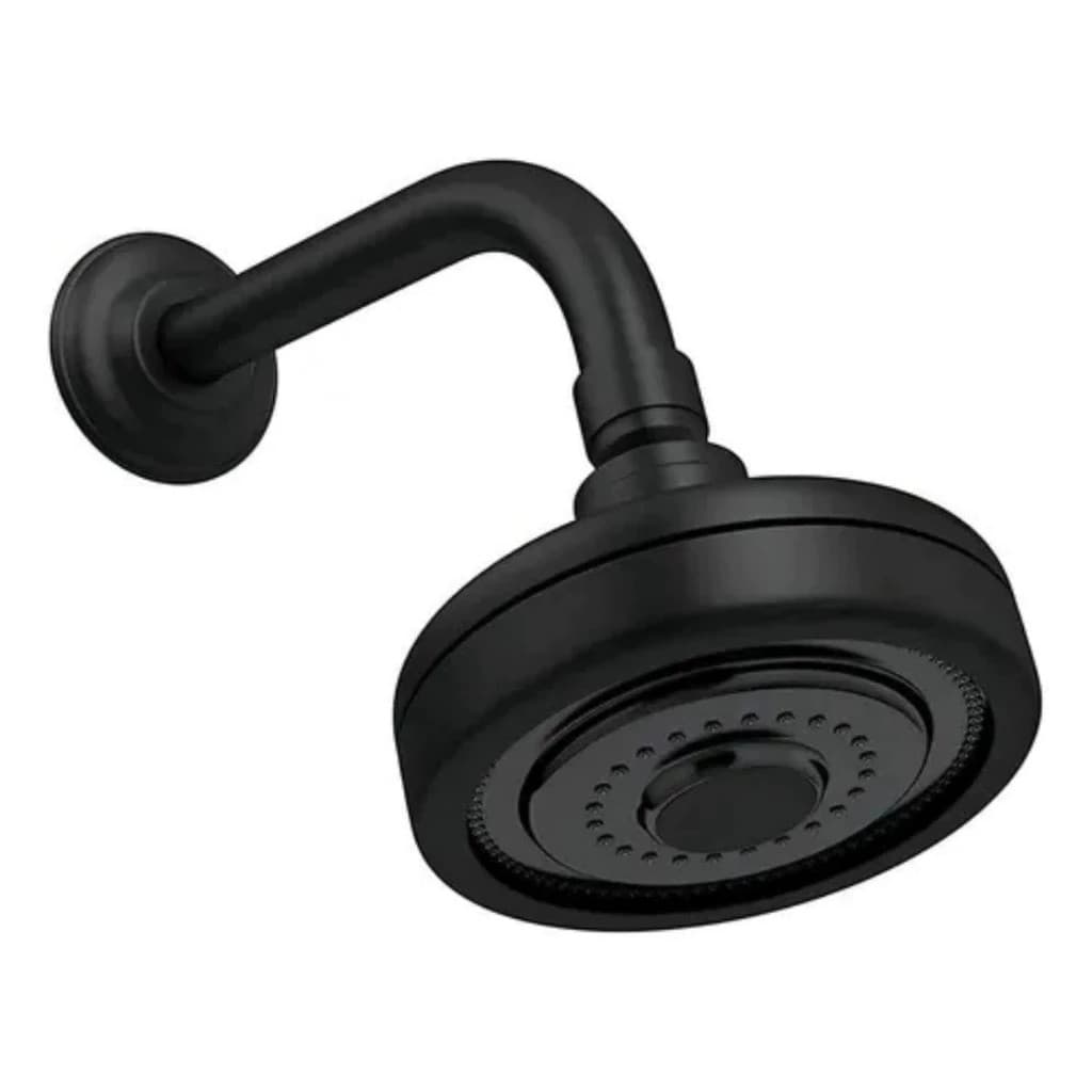 Chuveiro Ducha Metal Autolimpante Redondo Articulável Luxo Aquecimento Solar ou Gás Banho Banheiro