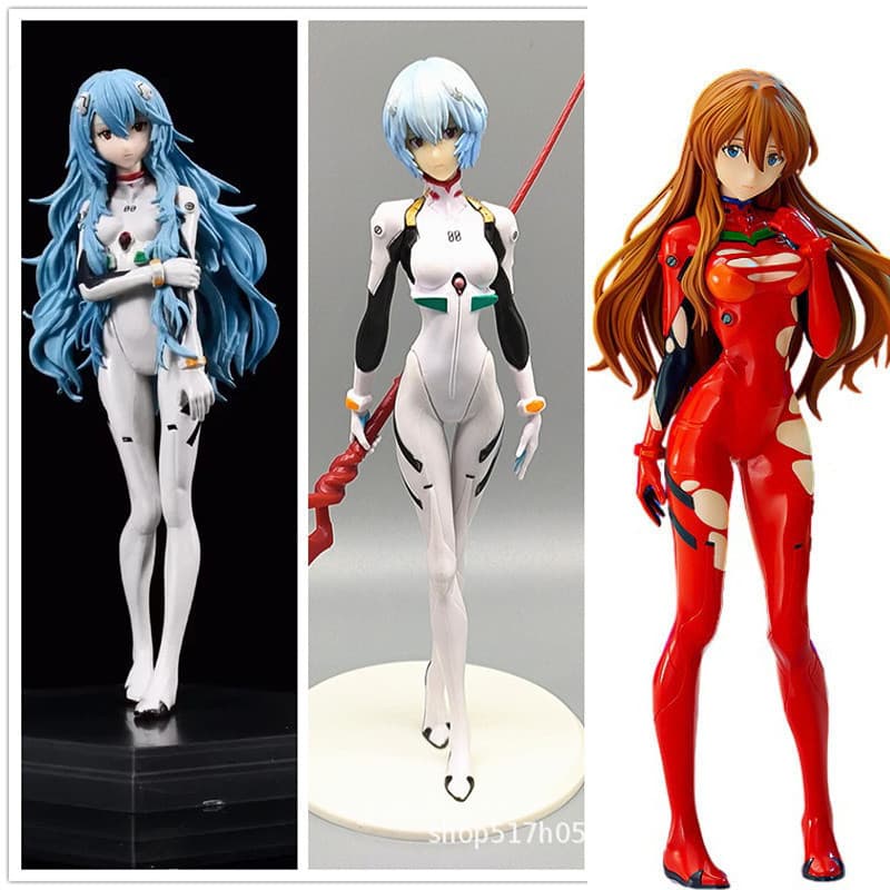 Anime Eva Action Figure NEON GENESIS EVANGELION Ayanami King Asuka Boneca Modelo XKHS MPSE