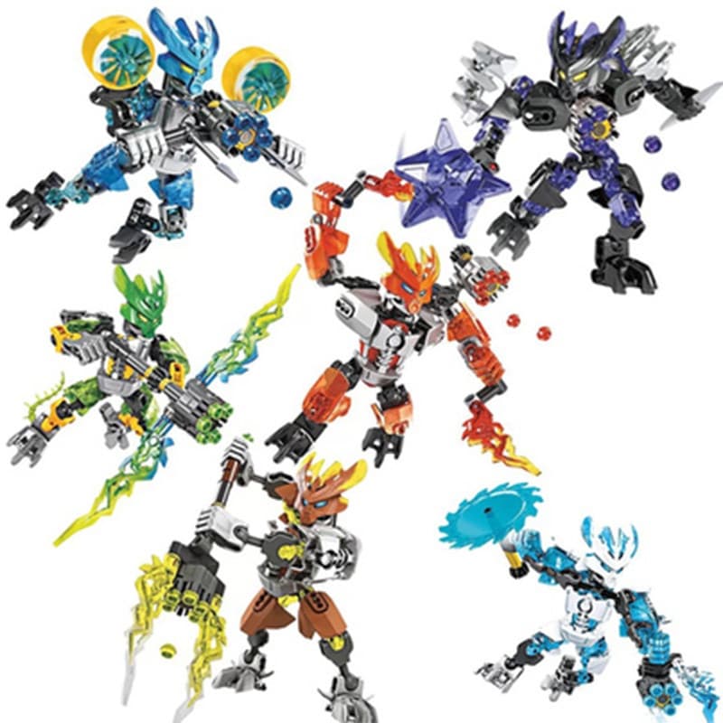 2023 Blocos De Construção Do Protetor De Bicos Anime Action Figuras Robô Soldado Tijolos Brinquedos Para Meninos De Aniv