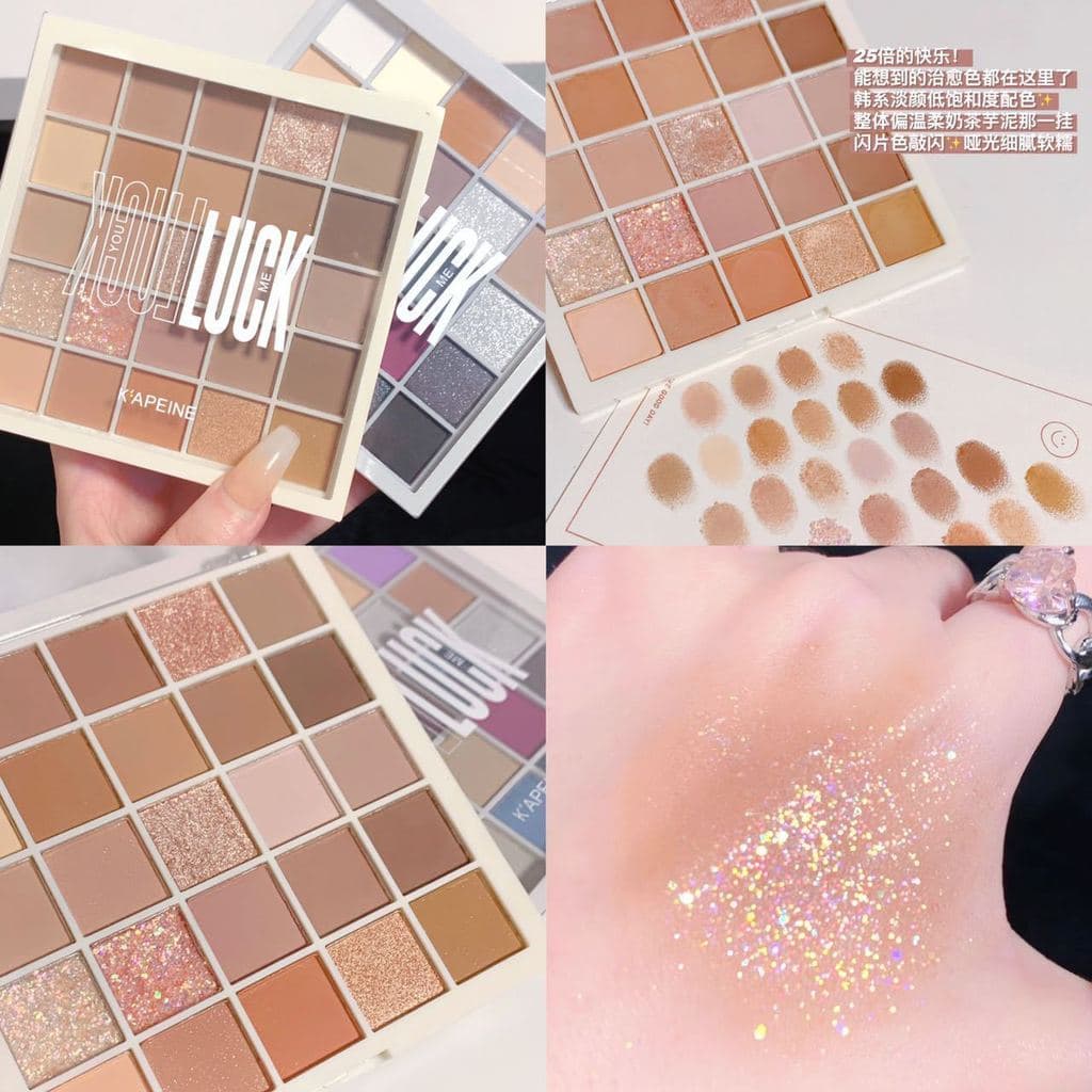 Paleta de sombras Capelle Cor Terra Laranja Marrom Paleta Multicolor Paleta Grande Sombra