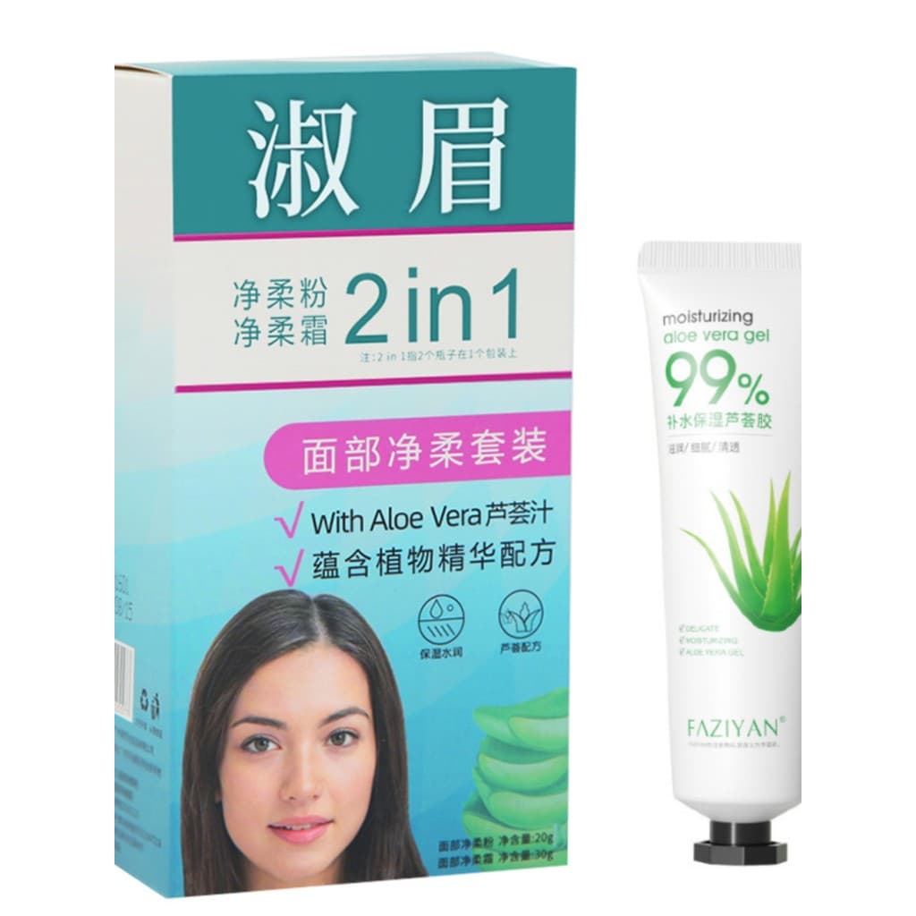 Versão asiática Lady Sobrancelha Branqueador Creme para Sobrancelhas Agente Descolorante de Barba Ferramenta Prática par