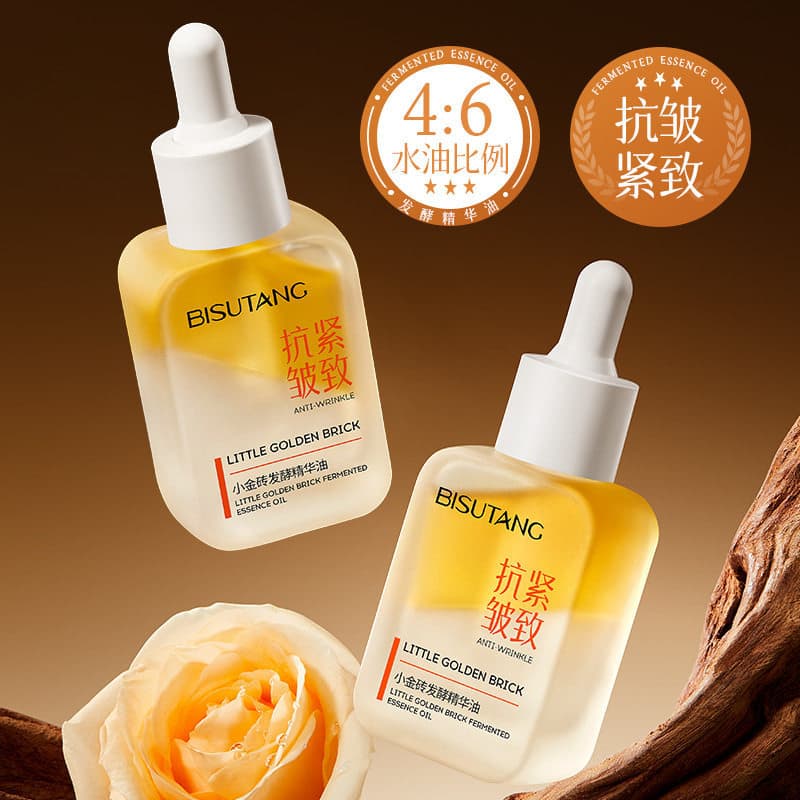 Bisutang pequeno tijolo dourado fermentação essência óleo água sentir textura não-pegajoso Anti-dulo reparação produtos