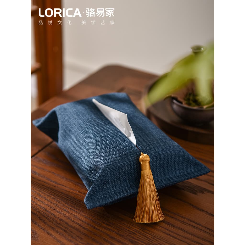 Luoyijia nova caixa de tecido chinês saco tecido do carro sala estar caixa tecido simples mesa café armazenamento tecido
