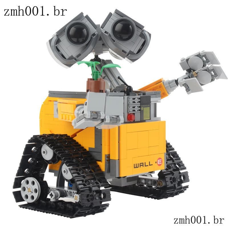 687 Pçs Compatível Lego Robô História Série Wally Meninos Meninas Montagem Educacional Bloco De Construção Brinquedo