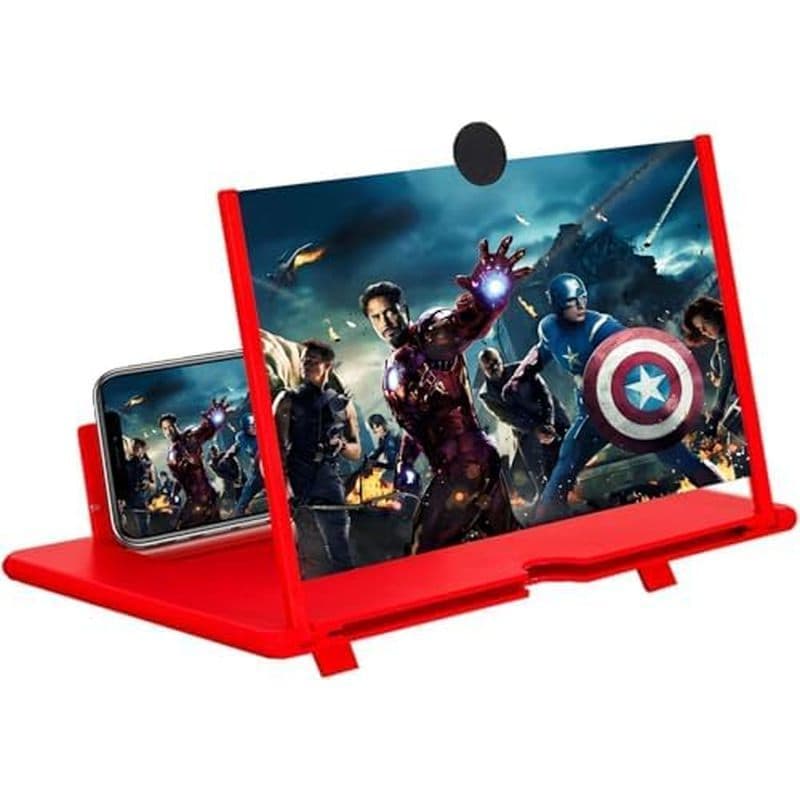Gnificador , Ampliador De Tela De Projetor De Lupa De Celular HD 3D Para Filmes , Vídeos E Jogos , Suporte Dobrável Com