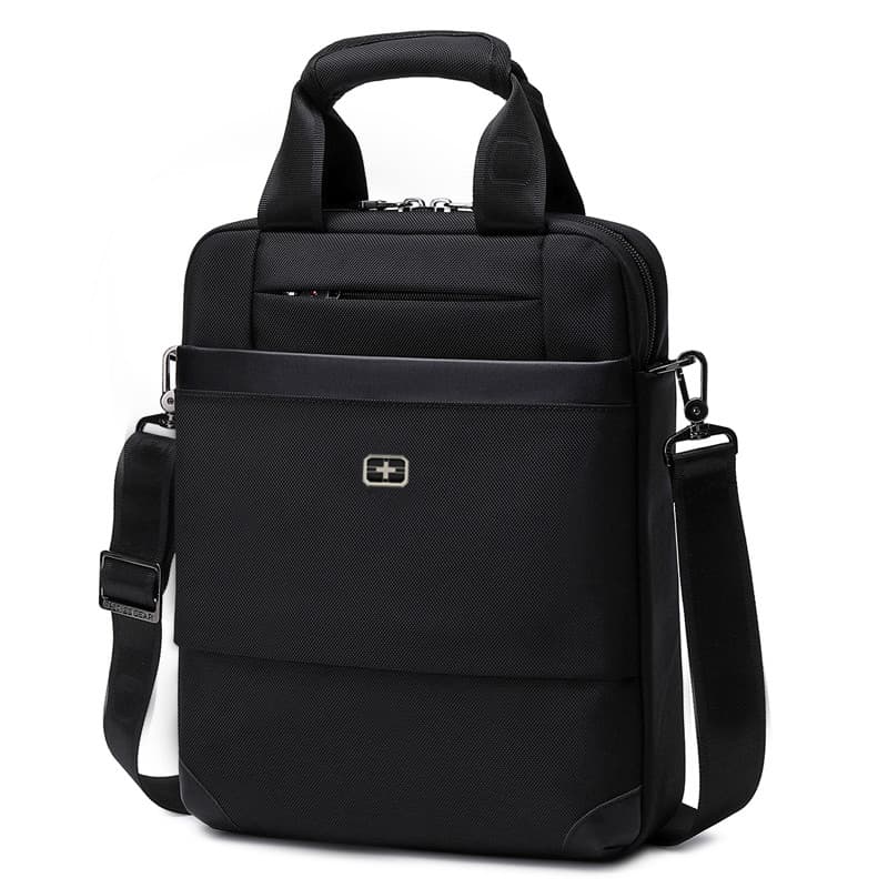 Bolsa de ombro suíça bolsa mensageiro masculina bolsa de documentos de negócios maleta bolsa 40cm 43cm bolsa de computad