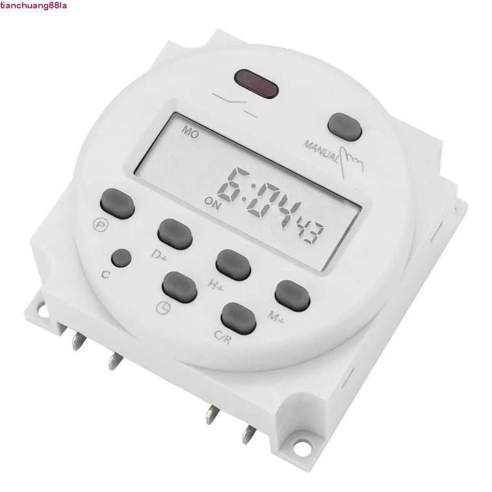 Interruptor Do Temporizador TIANCHUANG CN101A , Programável Digital LCD De Cronometragem Precisa 12V24V220V , Alta Preci