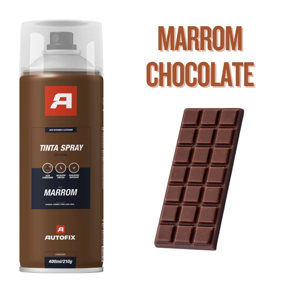 Tinta Spray Marrom Chocolate 400ml Envio Rápido wow