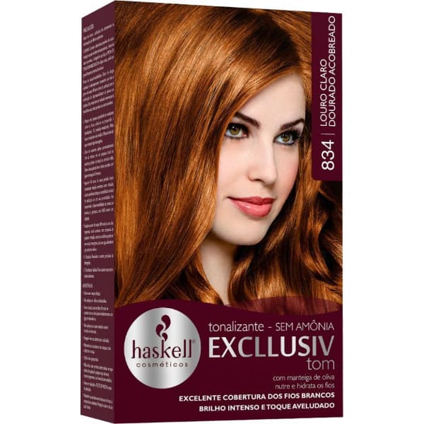 TONALIZANTE 834 LOURO CLARO DOURADO ACOBREADO 40G
