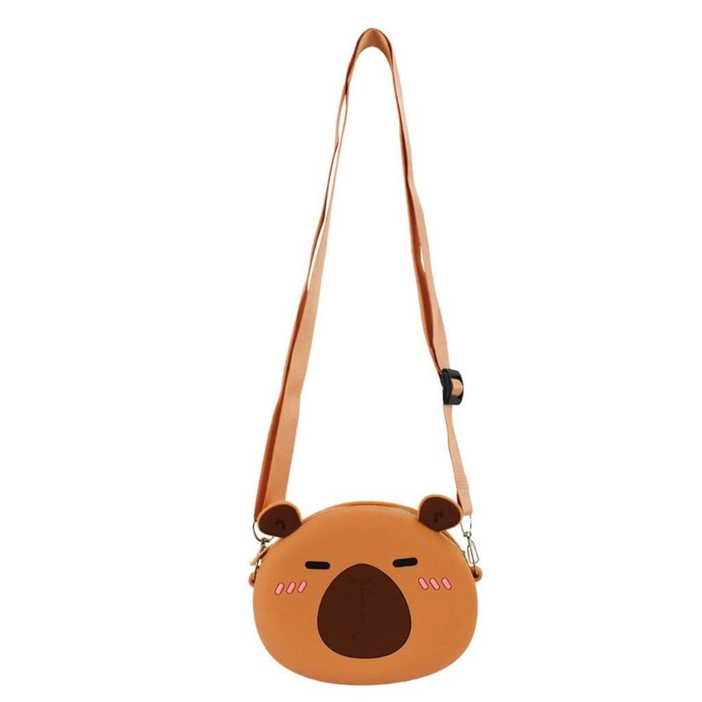 Mini Bolsa Tiracolo Capivara Silicone 10x12.5cm