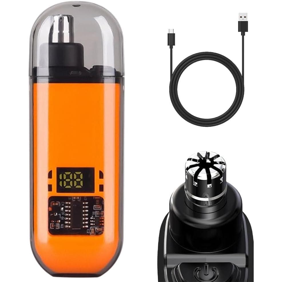 Aparador de Pelos do Nariz Elétrico para Homens e Mulheres, Modelo 2026 Atualizado, Portátil, com Display Digital LED pa