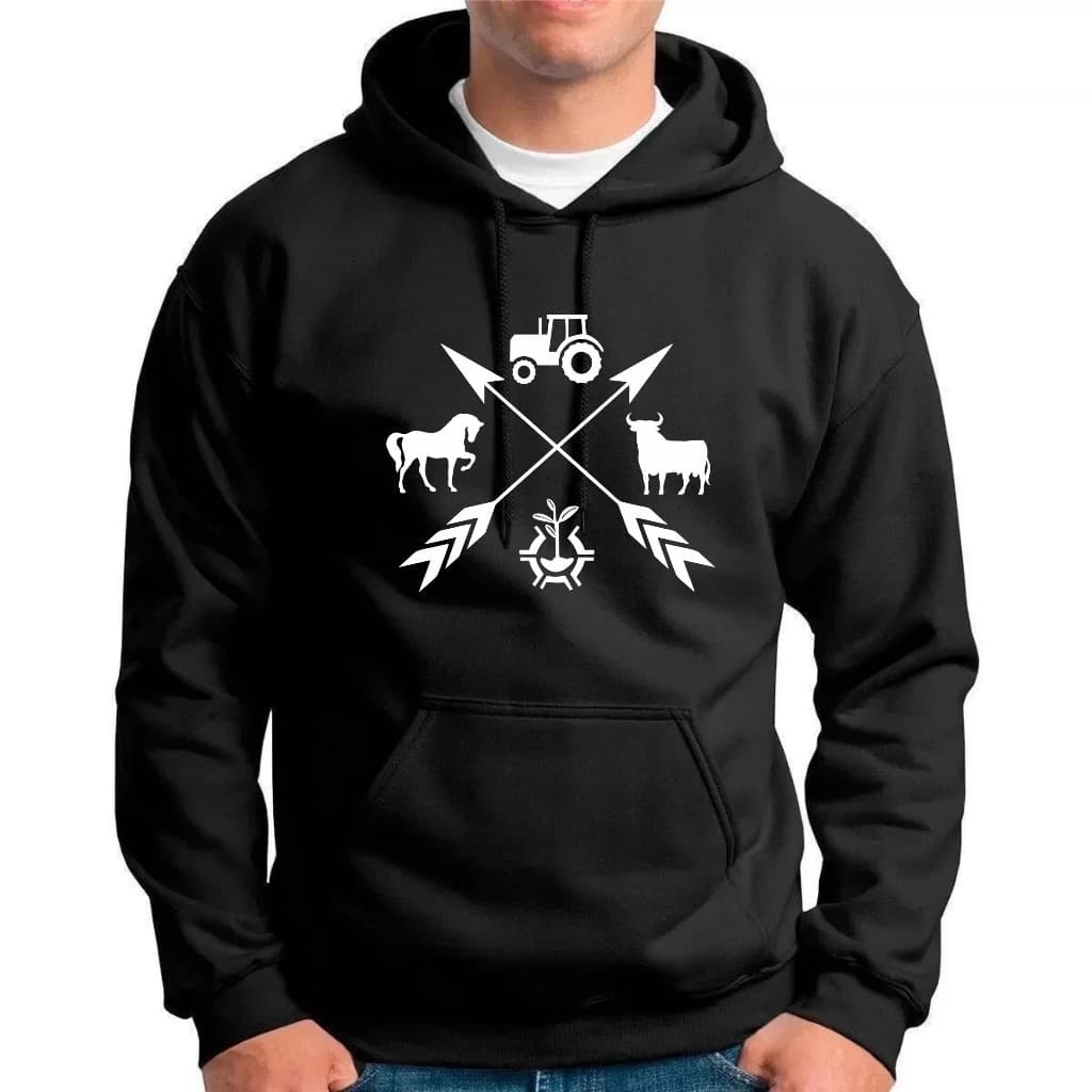 Moletom  Canguru Country Agro Sertanejo Unisex Masculino Feminino Premium Qualidade