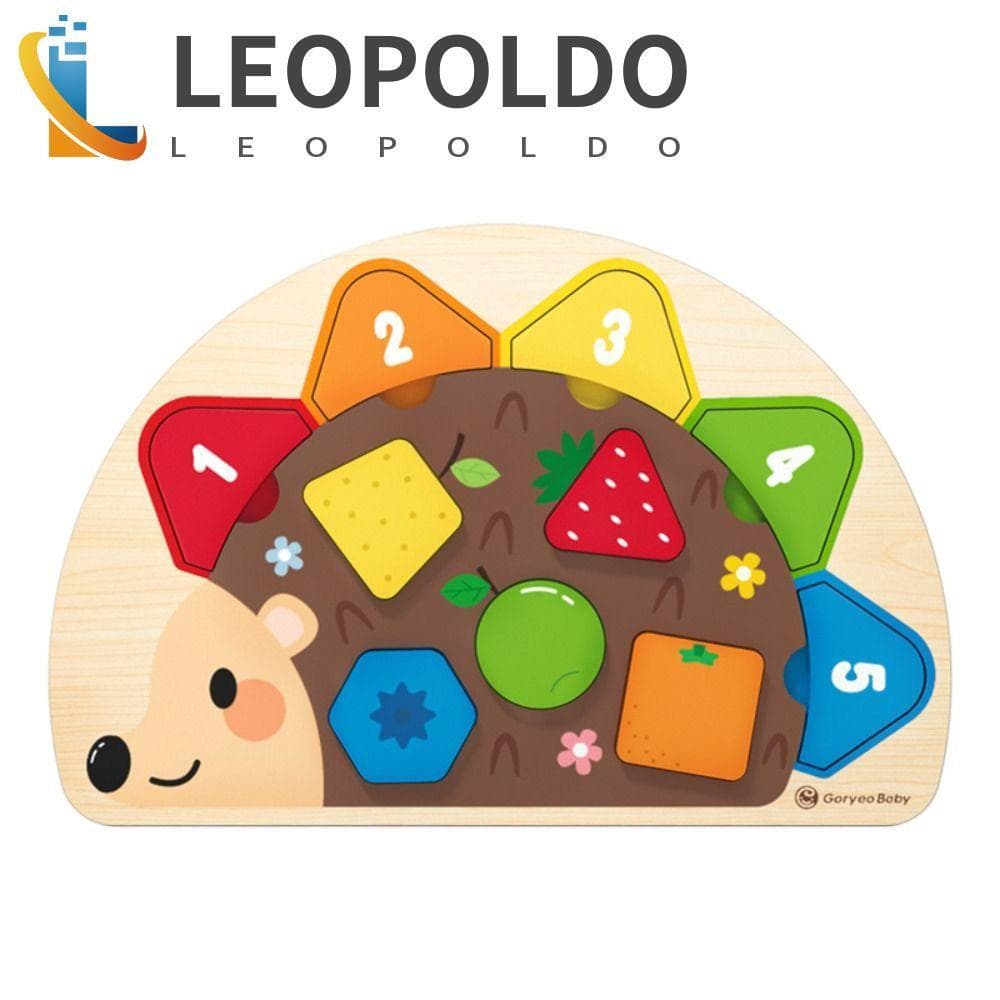 Brinquedo De Quebra-Cabeça LEOPOLDO Montessori , Placa De Peg De Material De Multifuncional , Design Colorido