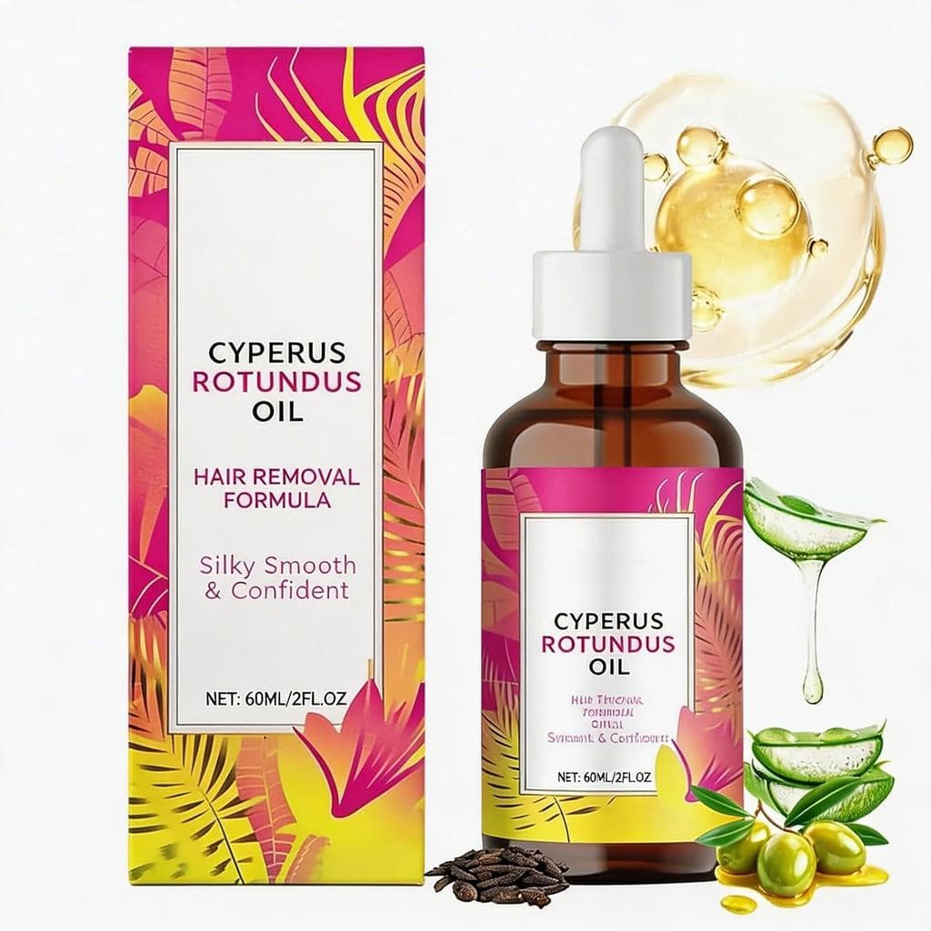 Óleo de Cyperus Rotundus - 60ml. Óleo de Cyperus Rotundus para remoção de pelos, hidratação e tratamento. Óleo de Cyperu