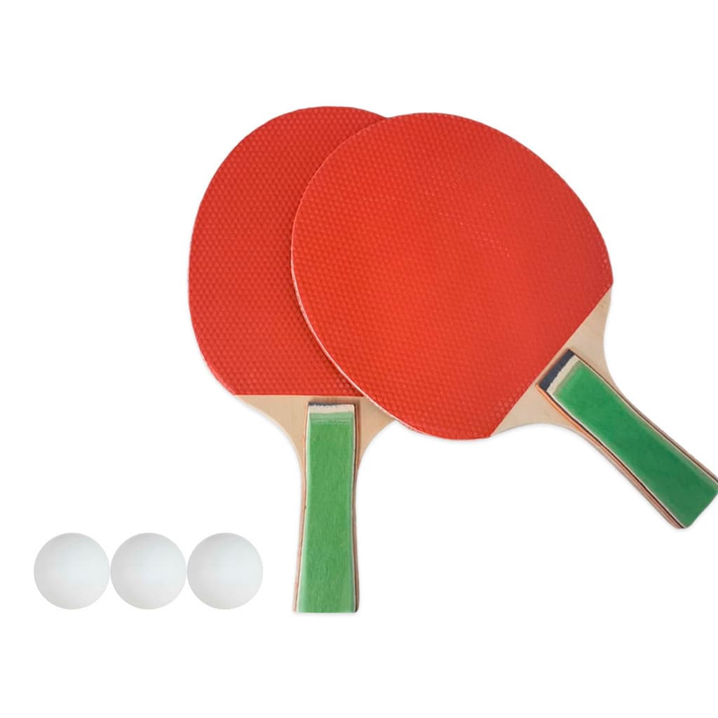 Kit Ping Pong DANTAS 2 Raquetes 3 Bolinhas 5 Peças Profissional Tênis de Mesa Raquete Completo Jogo