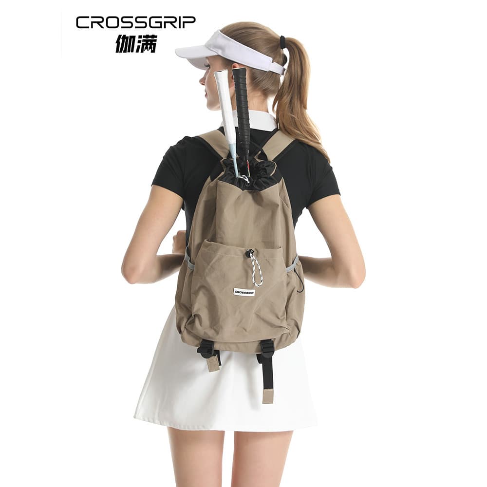 Crossgrip Gaman Homens Mulheres Leve Cordão Mochila Esportes Montanhismo Mochila Bolsa de Viagem Bolsa Raquete