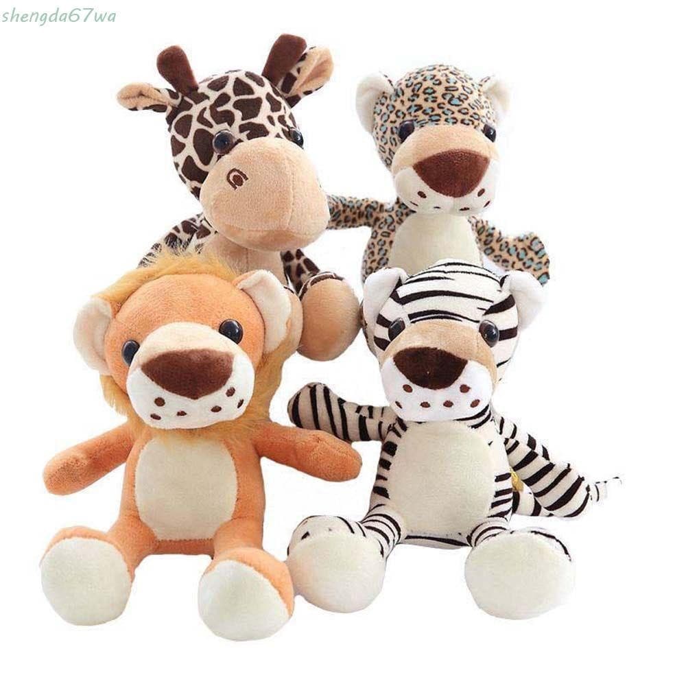 SHENGDA Animal Boneca De Pelúcia Veado Bonito Travesseiro Leão | Brinquedos De Leopardo