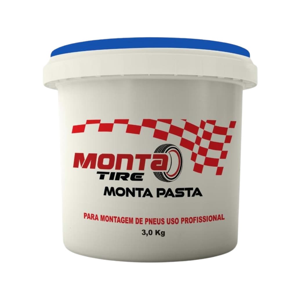 4 Vaselina Pasta Lubrificante Montagem Pneus 3kg Monta Pasta