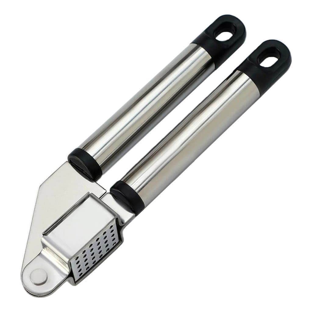 Espremedor Triturador de Alho Inox Prateado Kitchen Tool