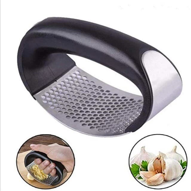 Amassador Esmagador De Alho Manual Inox Cozinha