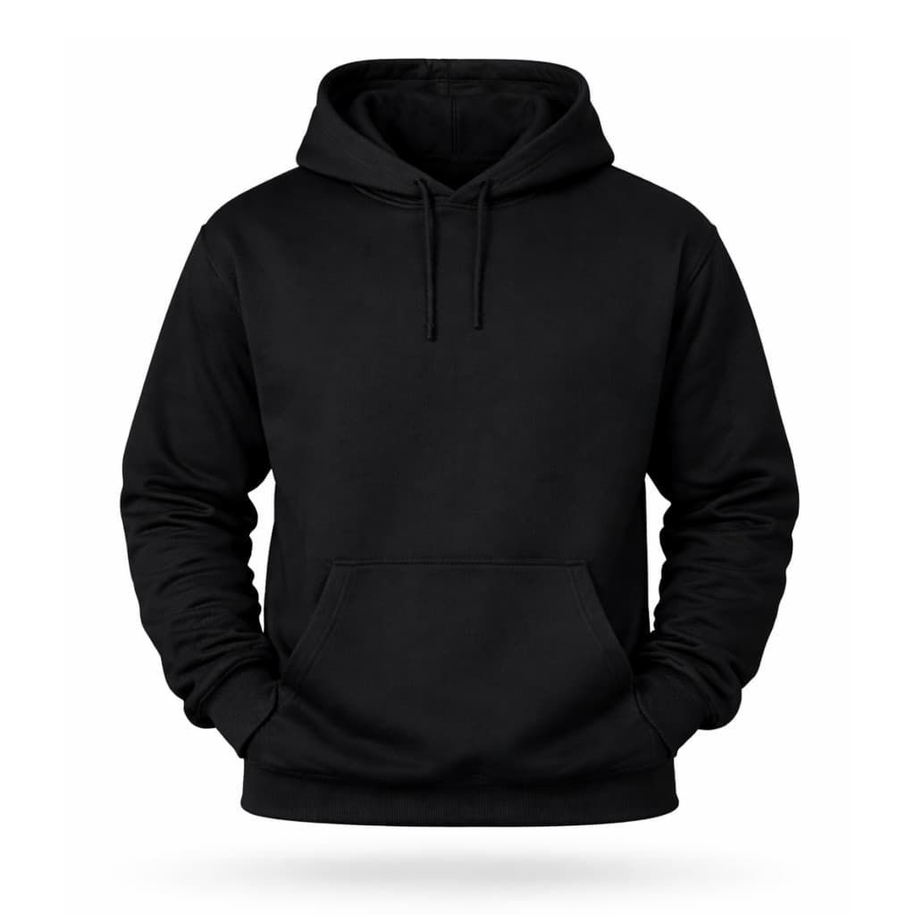 Blusa Moletom Liso Algodão Unissex Blusa de Frio Canguru Flanelado
