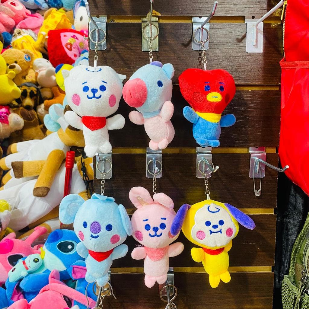 Chaveiro de Pelucia BTS – K-pop | Fã Colecionável | Importado e Fofo