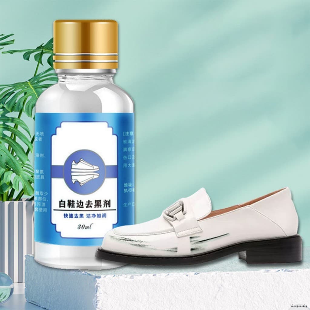 Removedor De Manchas De Borda De Sapatos 30ml , Fácil De Usar , Limpador Multifuncional Para De Couro , Calçados Esporti