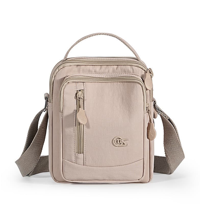 Bolsa mensageiro feminina ao ar livre Casual leve multicamadas bolsa de ombro de grande capacidade bolsa para câmera mas