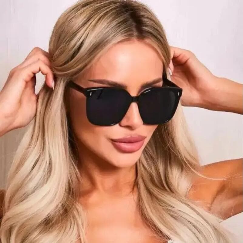 Óculos de Sol Femininos e Masculinos Estilo Moderno Polarizados Óculos Quadrados