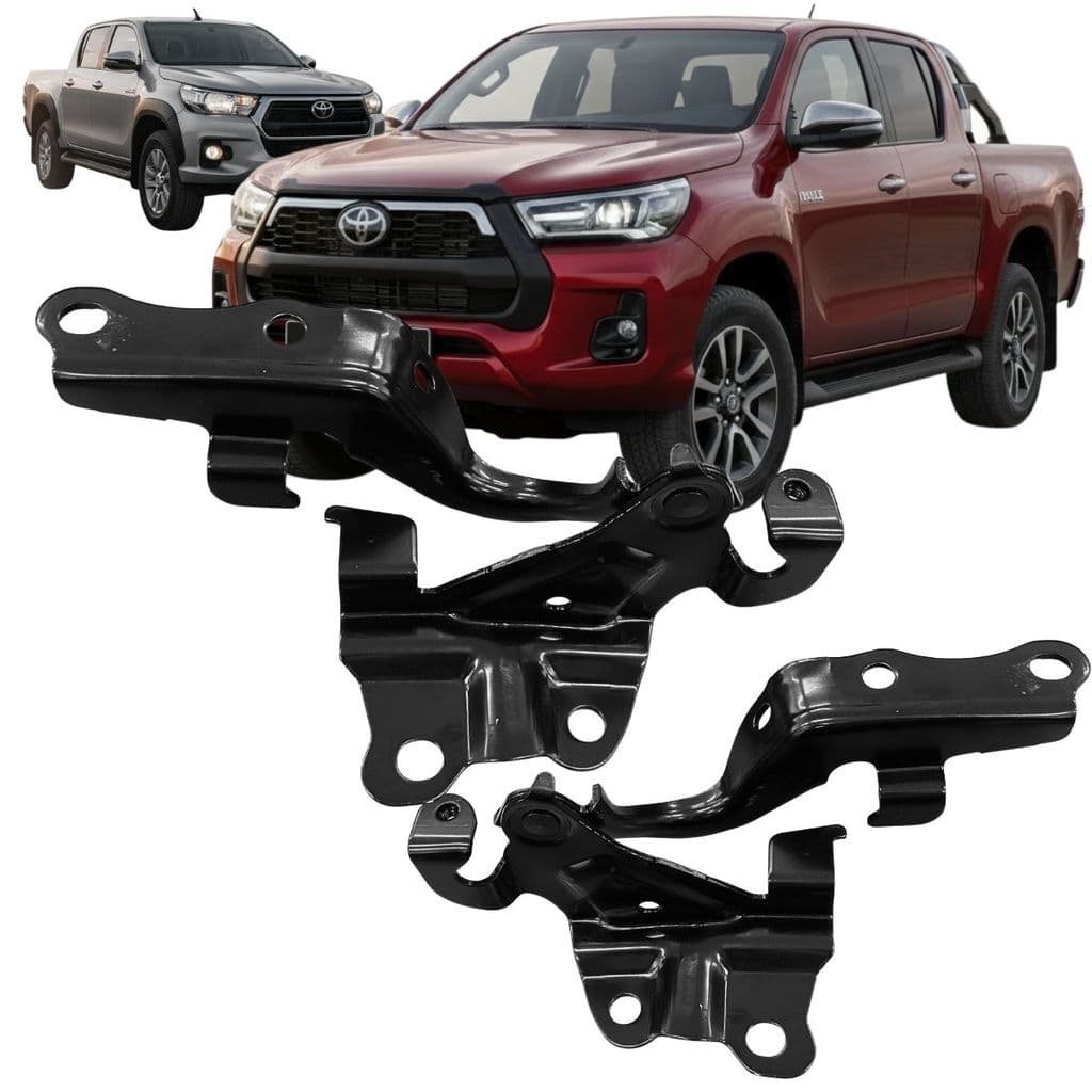 Par Braço Dobradiça do Capô Dianteiro Toyota Hilux 2016 a 2024
