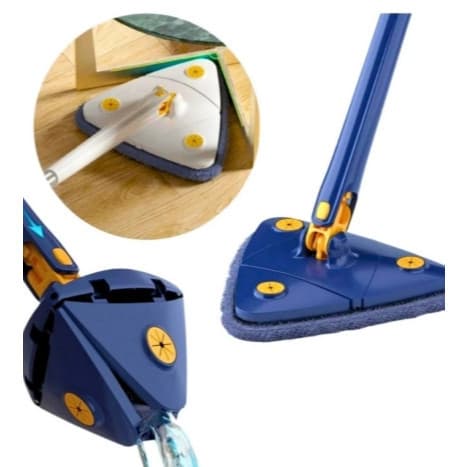 Esfregão De Limpeza Triangular Esfregão Giratório Ajustável