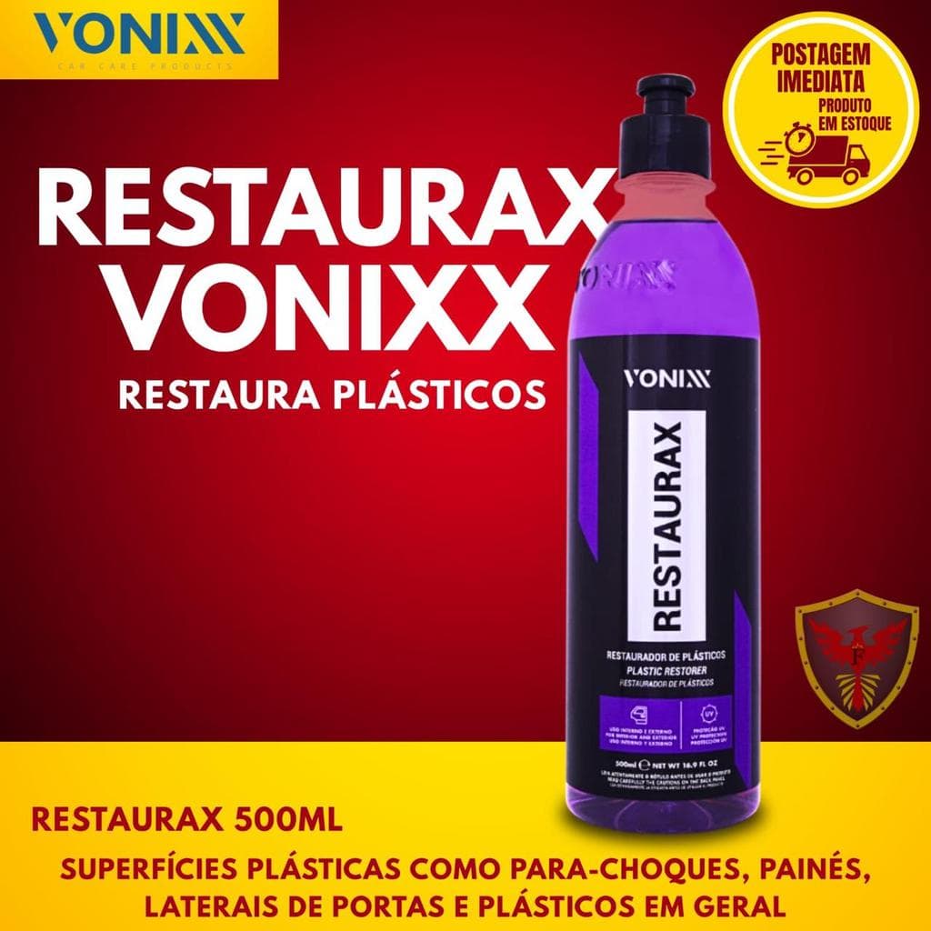 Restaurax Vonixx 500ml – Renovador de Plásticos Internos e Externos • Alta Durabilidade