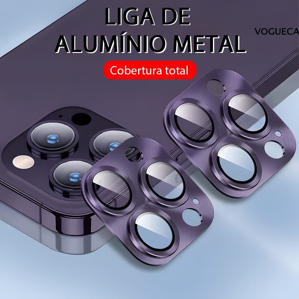 Película Lente De Câmera iPhone 16 15 14 13 12 11 Pro Plus Max Mini Diamond-Studded Integrated Film Lens M003-02