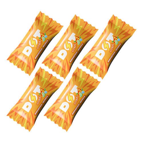 Display Energético Dot Citrus 30 Sachês 60 Pastilhas