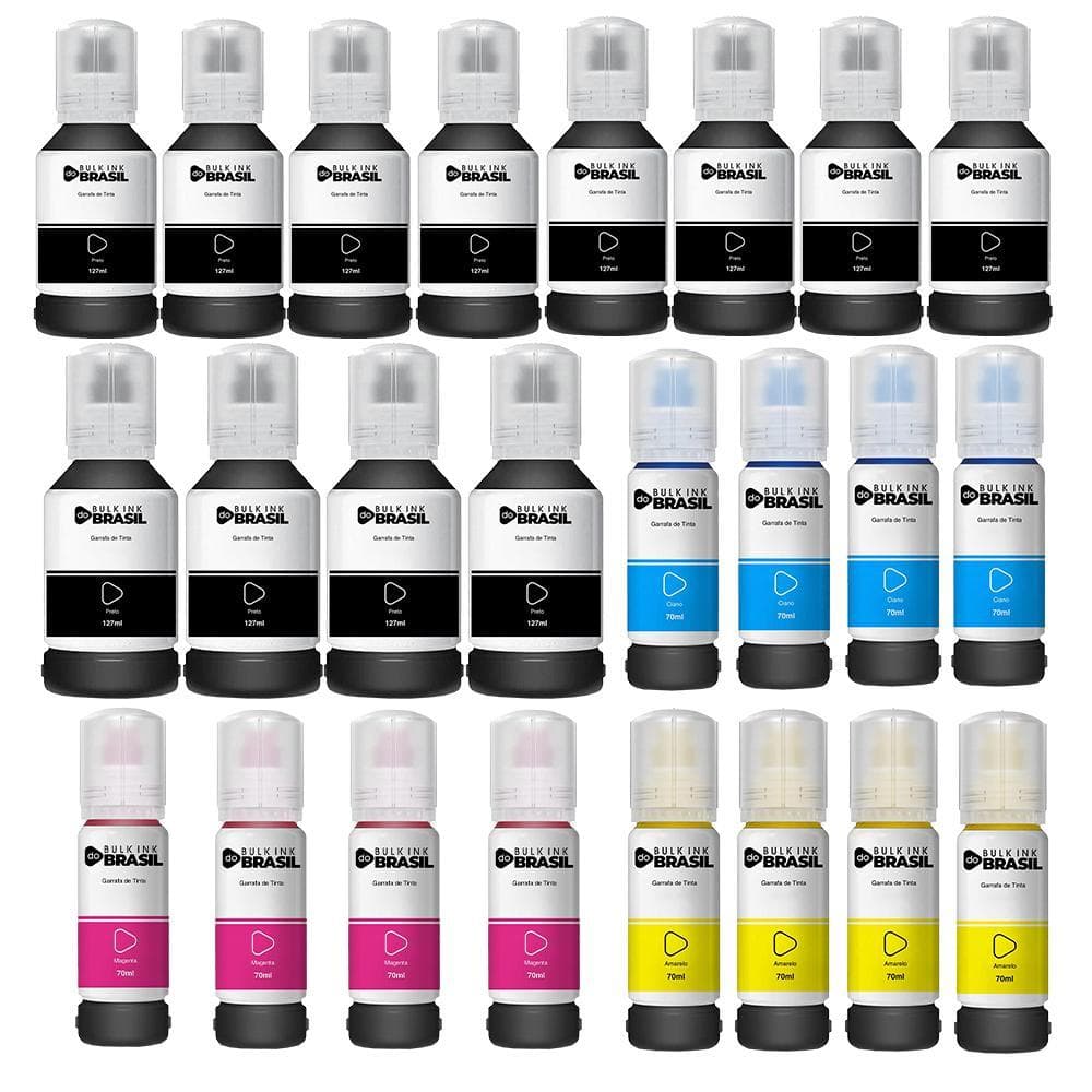 Kit 24 Tintas L4260 L4160 L14150 L6171 L6191 L6161 Compatível Epson T504