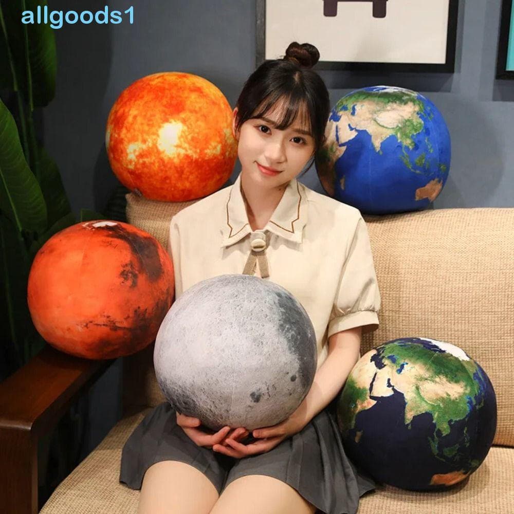 Brinquedo De Pelúcia De Lua De Simulação ALLGOODS , Terra Realista Marciano 17-27 Cm , Travesseiro Sun Mars